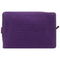Waffle Weave Cosmetic Bags Size in a Rainbow of Colors 9L x 6H x 3" W