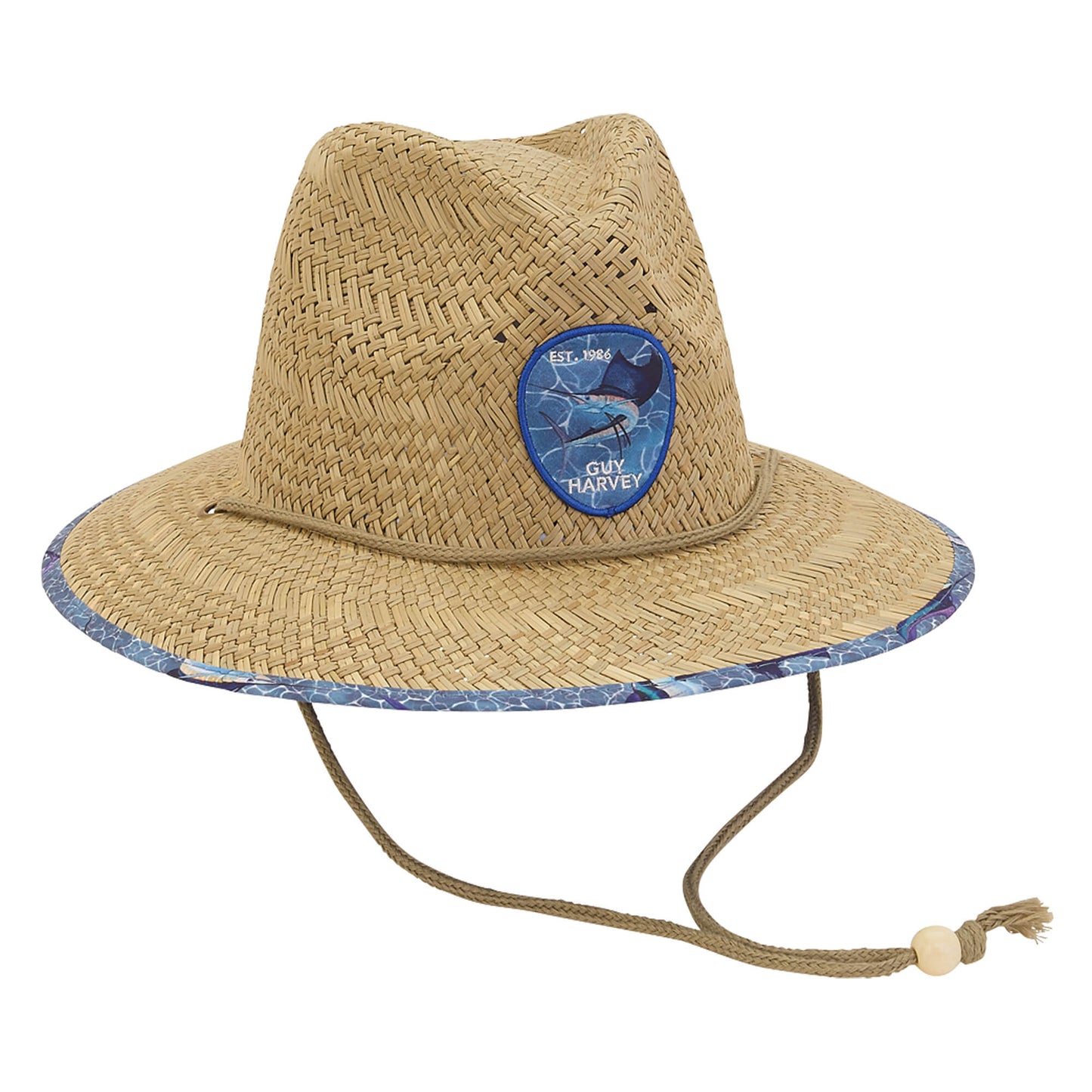 Guy Harvey Natural Rush Straw 3.25 Brim Jumping Sailfish