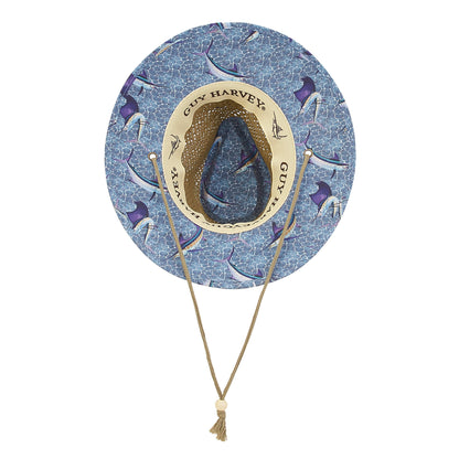 Guy Harvey Natural Rush Straw 3.25 Brim Jumping Sailfish