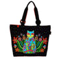 Laurel Burch Kaleidoscope Kat Large Tote