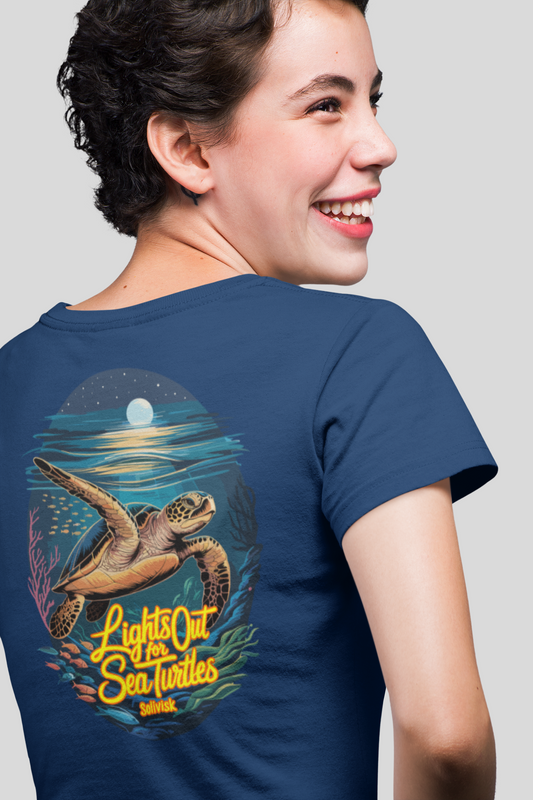 Lights Out for Sea Turtles Unisex T-Shirt– Solivisk Coastal Collection