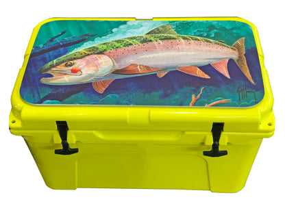 Guy Harvey Cooler Mat EVA Foam Deck Pad Fits Yeti Tundra 45 without wheels  Non-Slip, Marine Grade