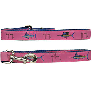 Guy Harvey Pink Marlin Nylon Dog Leash